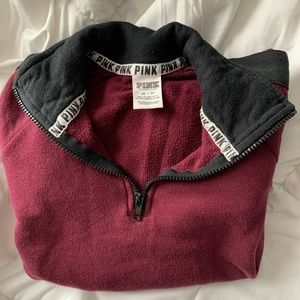 Pink Victoria Secret quarter zip!